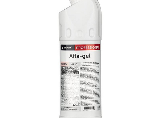 Чистящее средство для удаления известкового налета и ржавчины Pro-Brite Alfa-Gel 0.75 л (концентрат)